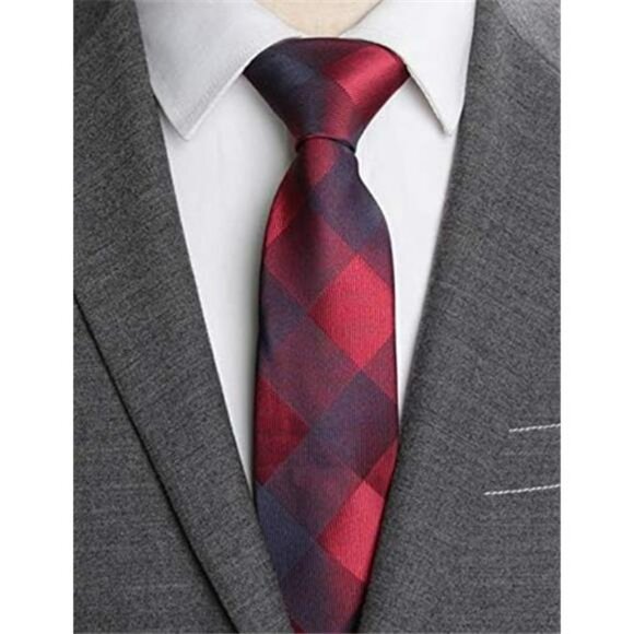 Mens Skinny Tie Set 4 Pack Slim Neckties Formal Wedding Business Ties Gift - Picture 3 of 7